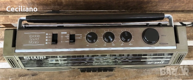 Радиокасетофон SHARP GF 4343 H(BR) , снимка 8 - Радиокасетофони, транзистори - 54281524