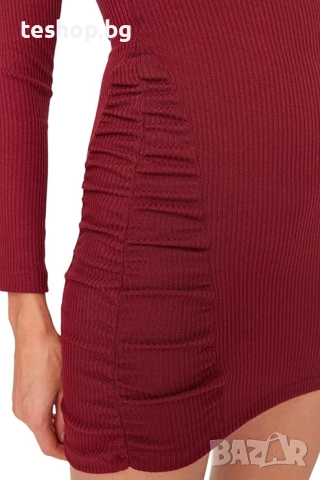 Дамска рокля Trendyol Woman Mini Bodycon с кръгло деколте размер XS, снимка 2 - Рокли - 54015053
