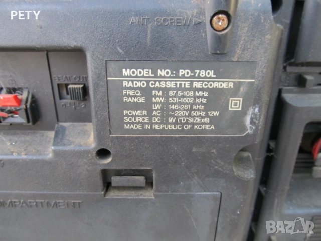 радиокасетофон SAMSUNG PD 780 L - KOREA, снимка 3 - Радиокасетофони, транзистори - 55081174