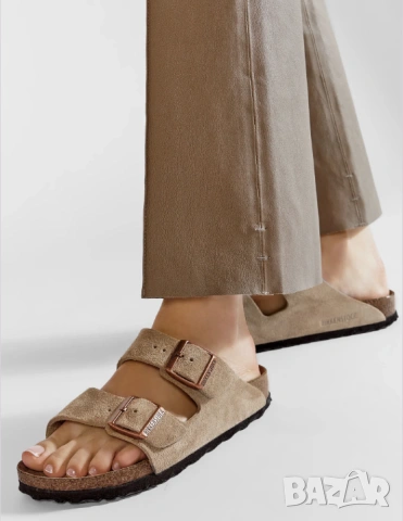 чехли  Birkenstock Arizona Soft Footbed  номер 43 , снимка 5 - Мъжки чехли - 54693727