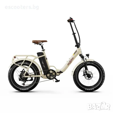Електрически велосипед ONESPORT OT16 Max | 1x500W | 48V 18Ah | 50км/ч - бежово, снимка 3 - Велосипеди - 55498619