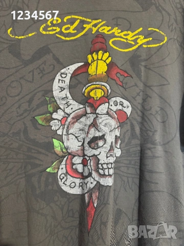 Ed Hardy T-Shirt., снимка 2 - Тениски - 54644462