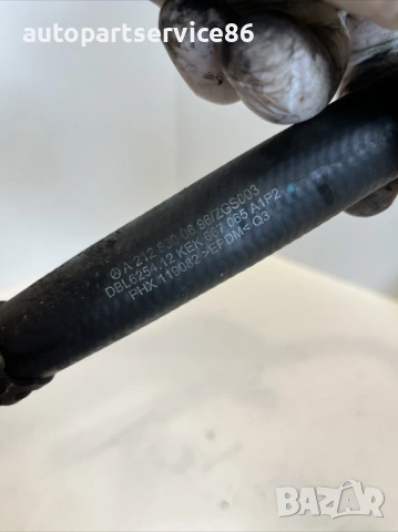 Маркуч тръба за Mercedes W212 2.2 CDI (2012) A2128300696, снимка 2 - Части - 54165291