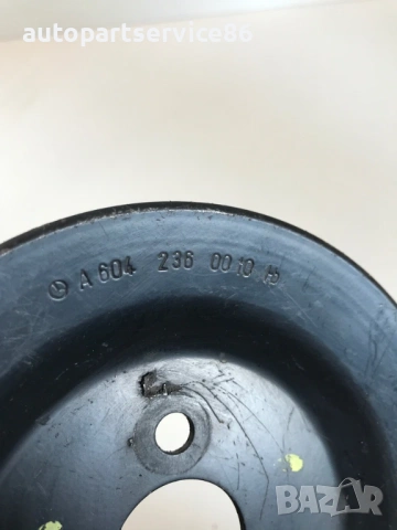 Помпа за серво управление с ремъчна шайба за Mercedes W639 Vito 2.2 CDI (2005) A6042360010, снимка 3 - Части - 54112584