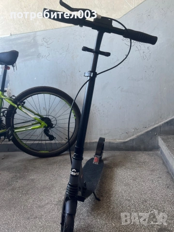 Тротинетка CRIVIT Step »Big Wheel«, сгъваема, алуминиева !, снимка 3 - Ролери, кънки - 54442043