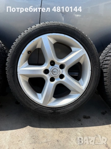 Продавам оригинални 17” джанти от Opel Astra H с гуми 225/45 R17 DOT 2022, снимка 2 - Гуми и джанти - 54683410