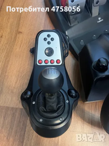 Logitech G27 Като Нов, пълен комплект, снимка 4 - Джойстици и геймпадове - 55451960