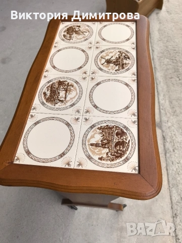 Масичка-поставка с колелца, снимка 7 - Маси - 54104929