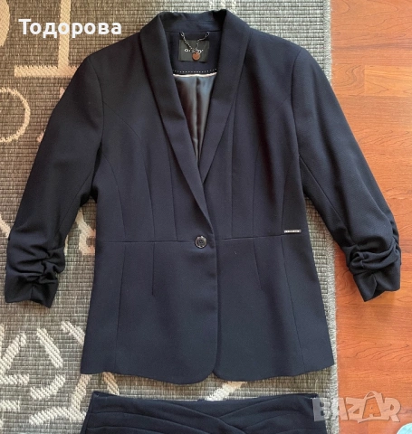 Тъмносин костюм сако и пола Orsay, снимка 3 - Костюми - 54091343