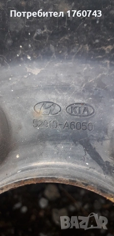 4бр.железни джанти HYNDAI KIA 5×114,3/ет.49/15ц/6 J, снимка 2 - Гуми и джанти - 54016321