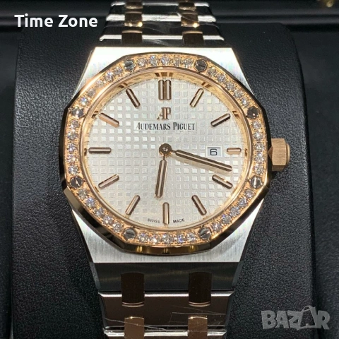 Audemars Piguet Royal Oak 33mm Two Tone White Diamond Дамски Различни Цветове