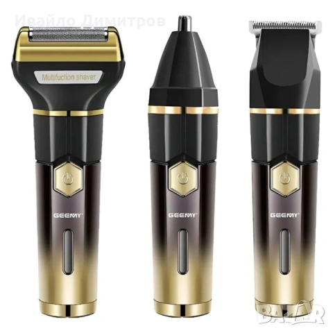 Машинка за подстригване и тример Geemy GM-8065 3 в 1