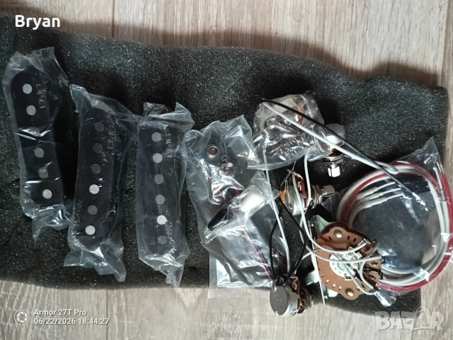 EMG SAV set, адаптери за китара. Noiseless, active. нови., снимка 4 - Китари - 55134801