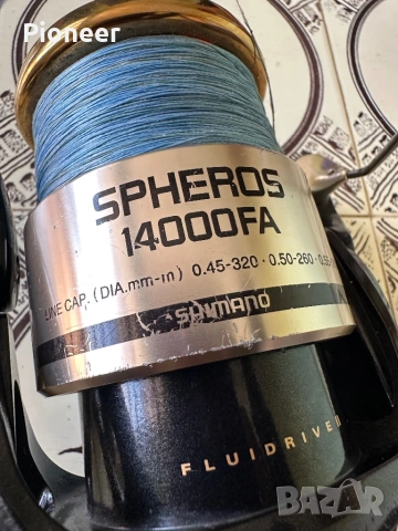 Shimano spheros 14000fa, снимка 2 - Макари - 54428962