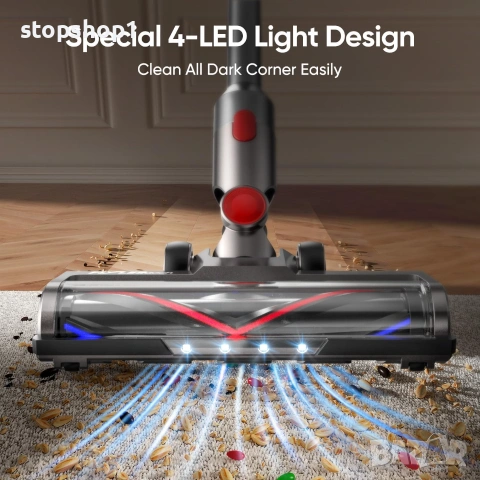 Резервна глава за четка FLYLINKTECH, съвместима с Dyson V7 / V8 / V10 / V11 / V15, гъвкави, въртящи, снимка 3 - Прахосмукачки - 55264253