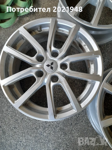 Продава оригинални алуминиеви джанти Mitsubishi,16 цола, снимка 3 - Гуми и джанти - 55089760
