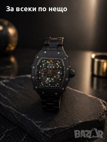 Richard Mille Мъжки Луксозен Часовник С Кварцов Механизъм С Кутия Код Gentlemen Legacy70