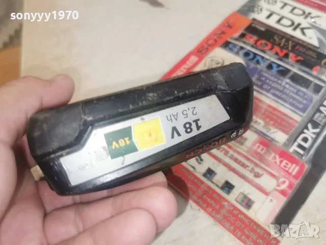 BOSCH 18V 2,5Ah LI-ION BATTERY PACK-ВНОС FRANCE 0908261429L4, снимка 6 - Винтоверти - 55603763
