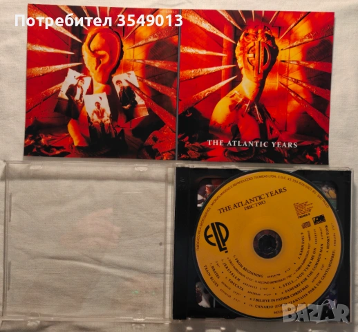 CD / ЦД компакт диск - Emerson, Lake & Palmer - 1992 - The Atlantic Years [2 CD] двоен диск, снимка 5 - CD дискове - 54483428