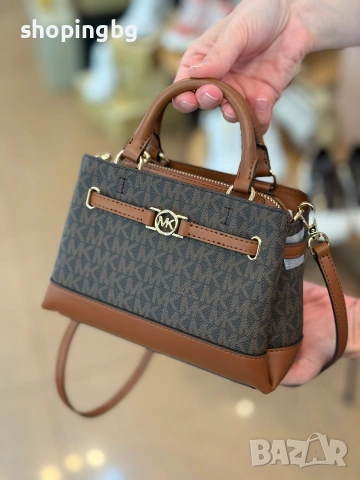 Дамска чанта Michael Kors REED Brown, снимка 8 - Чанти - 54764571