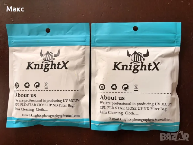 Комплект филтри KnightX CPL + ND2-1000 72mm CPL ND, снимка 5 - Обективи и филтри - 55411466