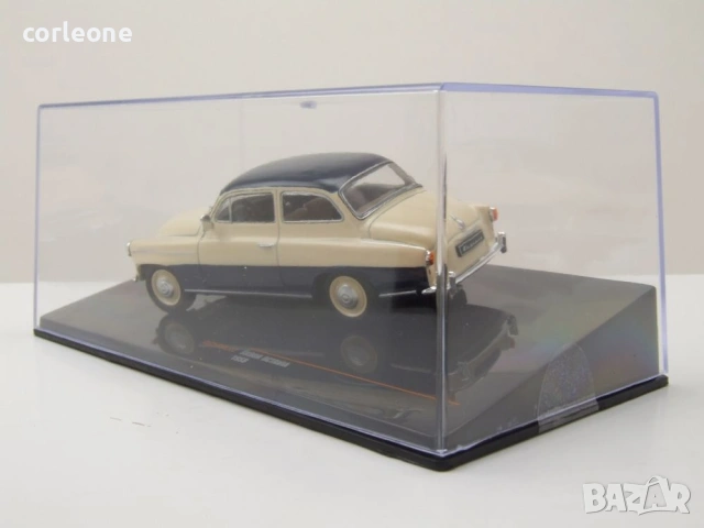 Skoda Octavia 1959 - мащаб 1:43 на ixo models моделът е нов в PVC дисплей-кейс, снимка 8 - Колекции - 54971875