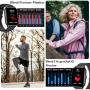 4605 Смарт часовник TechONE Wand Pro, Черен – Висока резолюция, Водоустойчив Подарък метална каишка, снимка 8