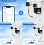 Външна 8MP WiFi Безжична Камера 4K,Автоматично проследяване,iCsee APP, снимка 8