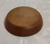 Винтидж ръчно рисувана дървена купа/чиния, снимка 5