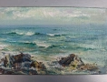 Стара Картина Вили Алеков Море, снимка 1