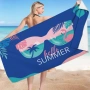 Плажна кърпа HELLO SUMMER 70х150см, fast dry, снимка 1
