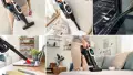 Безжична прахосмукачка Bosch Unlimited 10 BKS1041RHF, батерия 4.0 Ah, LED светлина, розова, снимка 9
