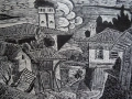 АЛЕКСАНДЪР СТАНЕВ картина "Копривщица" графика 1968 г #2, снимка 3