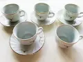 Стари чашки български порцелан 5 броя, снимка 1