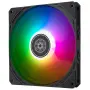 Нов Silverstone PC вентилатор 14см, черен, многоцветно осветление, 1 бр., снимка 1