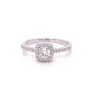 Златен дамски пръстен с диаманти 0,45Ct. чистота:SI размер:54 модел:42560-1, снимка 2