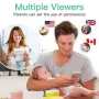 Чисто нов смарт бебефон Simyke BMS28-1 (1080P, 2.8" екран + App, Хардуерен бутон за поверителност, снимка 9