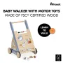 Проходилка и играчка за бутане Hauck Learn to Walk Дървена, с активити център

, снимка 3