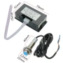 Дигитален LED тахометър с NPN Хол сензор за трактор, комбайн, струг – 12V/24V, 5-9999 RPM 10307, снимка 7