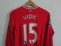 Manchester United Vidic Nike оригинална тениска фланелка екип Манчестър Юнайтед Видич , снимка 3