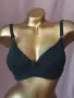SPRIT 80 D Черен сутиен с релефни кадифени цветя , снимка 2