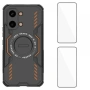 WANLONFENG DJ Магнитен Калъф за Xiaomi Redmi Turbo 5 Max 5G / Poco X8 Pro Max 5G - PC+TPU, 2 стъкла,, снимка 6