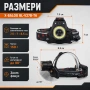 Мощен акумулаторен LED челник фенер за глава USB къмпинг лов риболов палатка велосипед бягане колело, снимка 7