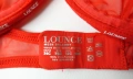 Lounge 75B червен сутиен от тюл с прозрачни чашки, снимка 9