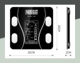 Домакински кантар за телесно тегло до 150кг с блутут и LCD дисплей, снимка 2
