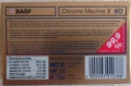 Аудио касети /аудио касета/ BASF Chrom Maxima II 60 мин, снимка 2