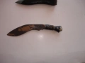 Стар нож кукри рог с кания , снимка 2