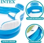 Надуваем басейн Intex 229 х 66 см 4 седалки, снимка 4