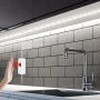 LED лента със сензор за движение, 3м, студено бяла светлина, USB 5V, SMD 2835, за кухня, баня 10105, снимка 1