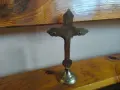Кръст месинг "1950г." "15/8см" "25€"!+Доставка!, снимка 3
